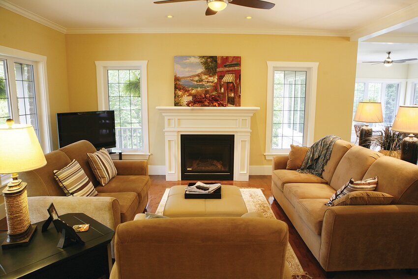 Switching up the furniture arrangement can help refresh your home for spring.