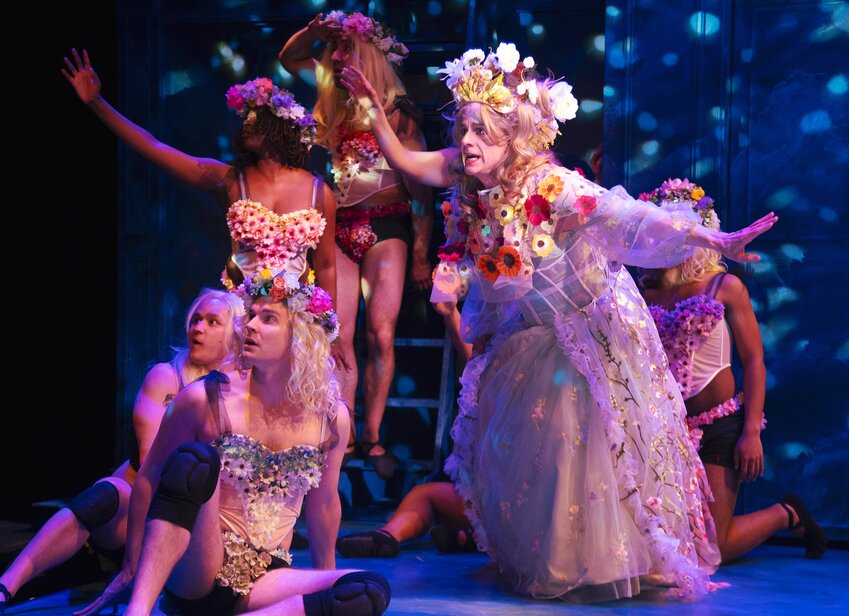 The Quintessence Theatre production of Shakespeare&rsquo;s &ldquo;A Midsummer Night&rsquo;s Dream&rdquo; presents an &ldquo;unstinting send-up of romantic love&rdquo; at the Sedgwick Theater in Mt. Airy.