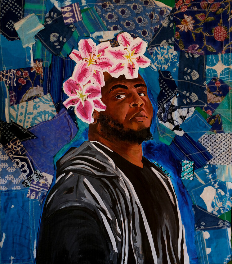 Writer and professor Kiese Laymon by artist Emma Redden