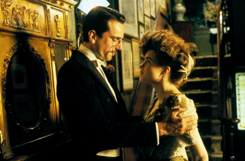 Daniel Day-Lewis and Helena Bonham Carter play an engaged couple in director James Ivory&rsquo;s &ldquo;A Room with a View.&quot;