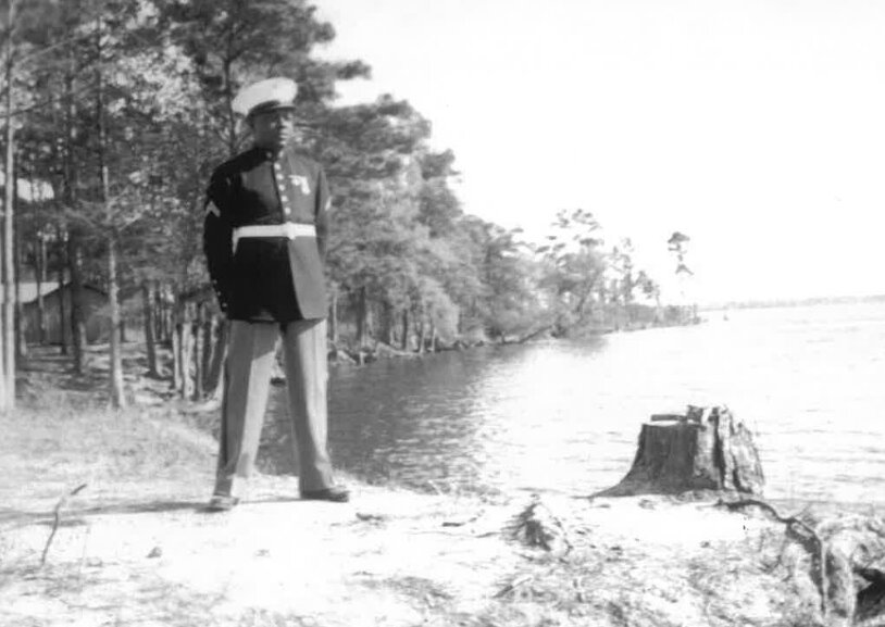 Sgt. Lewis Monroe Alexander Jr., a Marine who trained at the segregated Montford Point facility in North Carolina and served in the Pacific during World War II, will be honored June 14 during a ceremony at the Veterans Administration in University City.