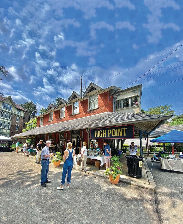 The High Point Cafe is a popular destination at the Allen Lane station.
