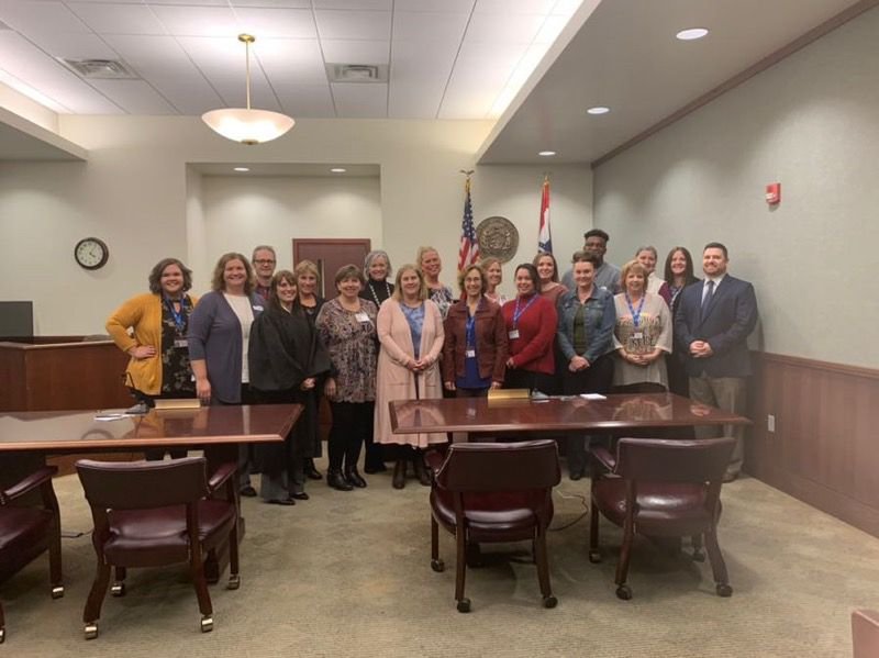 CASA of Southwest Missouri swore in the first 11 volunteers who will work as advocates in court for foster children in Christian County in late November 2018.&nbsp;