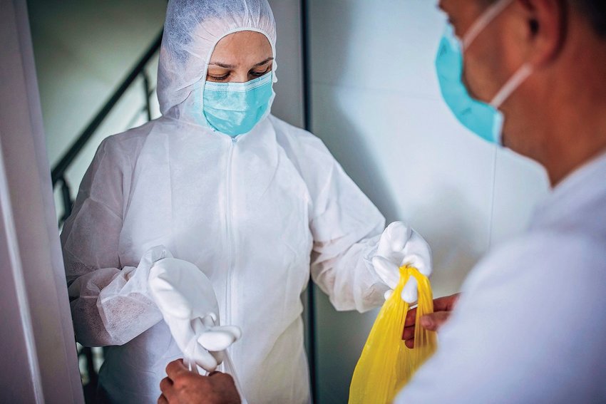 The state of Missouri moved $18 million from its yearly budget to be put toward the immediate purchase of personal protective equipment (PPE) such as surgical masks, surgical gowns, gloves and biohazard bags through an executive order from the governor's office in response to the COVID-19 coronavirus pandemic.