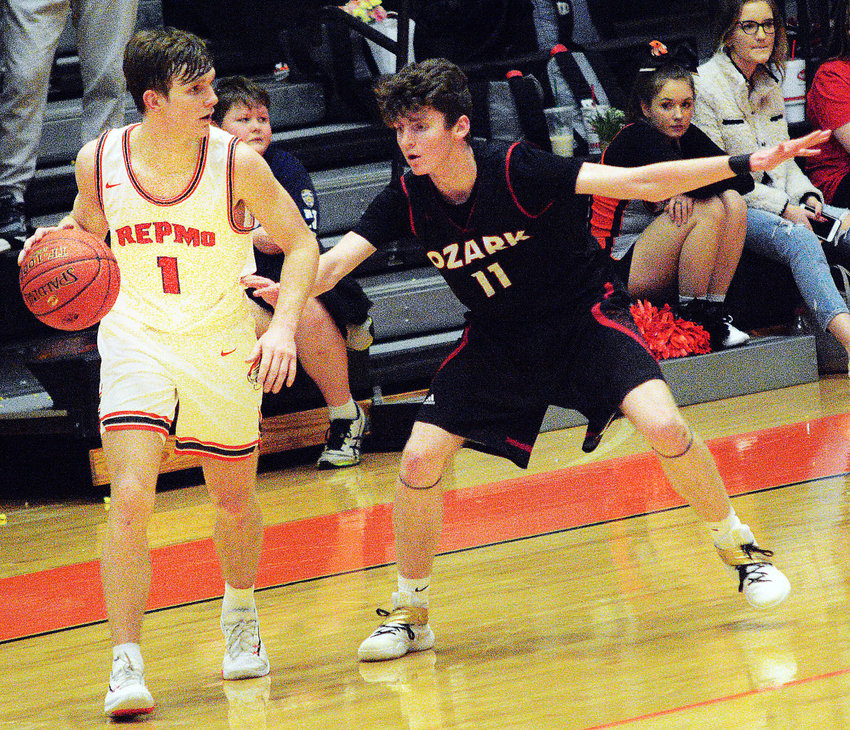 OZARK'S KYLE FLAVIN, right, and the Tigers are in post-season action this week. Ozark meets Waynesville in a Class 5 District 10 semifinal Tuesday.