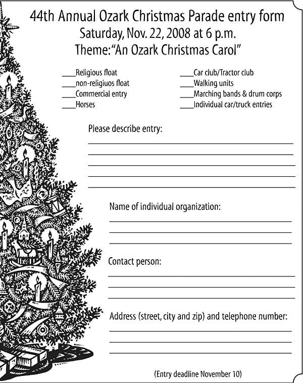 Ozark Christmas Parade slated Nov. 22 Christian County Headliner News