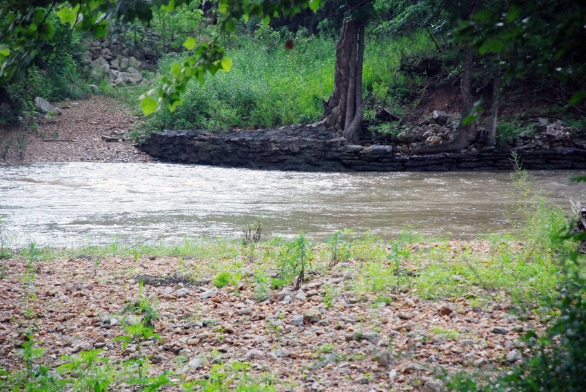 THE FINLEY RIVER flows west toward Ozark from a spot just off of Highway 125 between Sparta and Rogersville. The gravel bars at Lindenlure are a popular place for people to launch canoes, kayaks and paddleboards.
