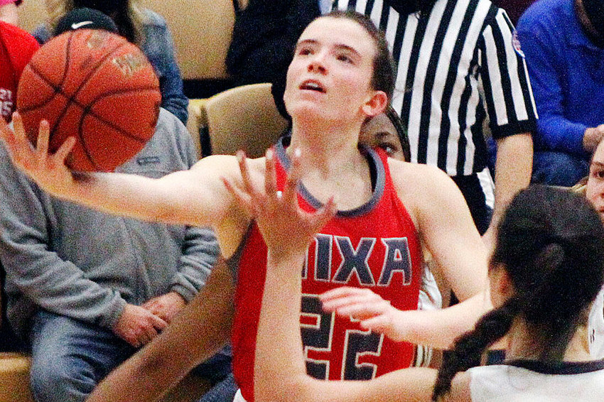 NIXA'S RHI GIBBONS and the Lady Eagles debut Thursday versus Columbia Battle.