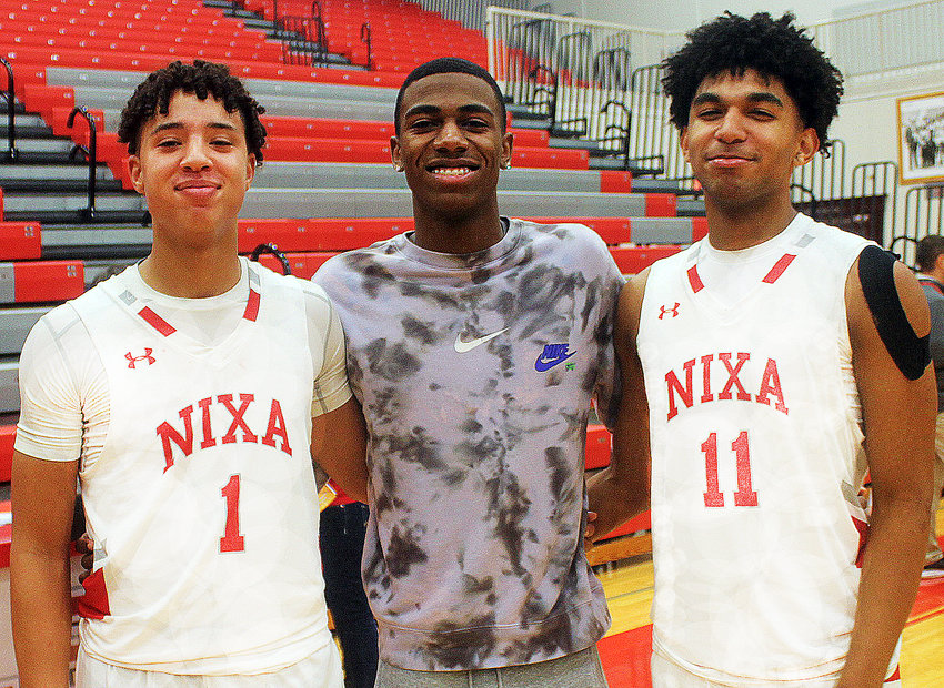 NIXA&rsquo;S COLIN RUFFIN AND KAEL COMBS hope to meet Kickapoo&rsquo;s Zaide Lowery in the Blue &amp; Gold Tournament Blue Division championship game next week.