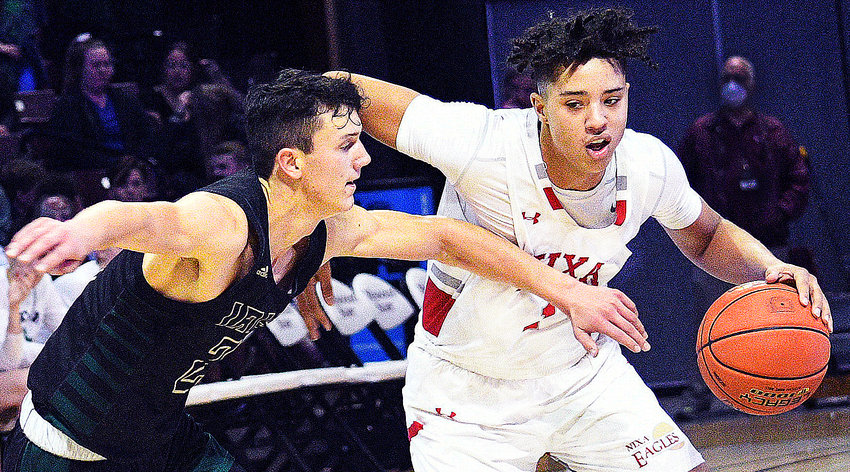 NIXA&rsquo;S COLIN RUFFIN and the Eagles lost to fellow TOC entrant Springfield Catholic at the Blue &amp; Gold Tournament two weeks ago.