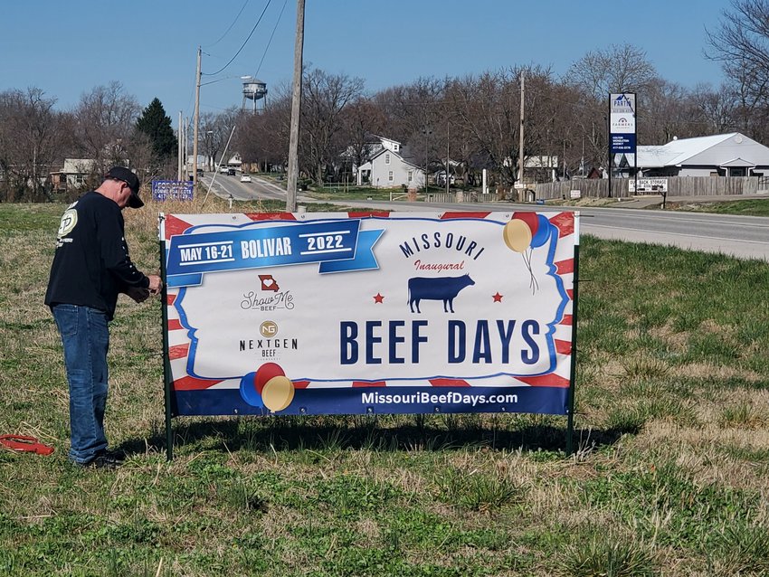 Event organizers spread the word and prepare for Beef Days May 16-21 in Bolivar.