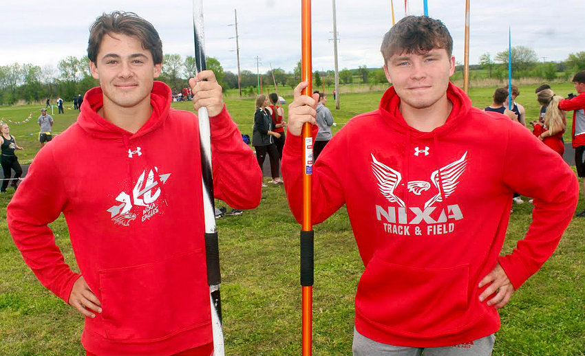 NIXA&rsquo;S CASEN HAMMITT and KOBY GRAHAM have enjoyed a record-breaking senior season in the javelin.