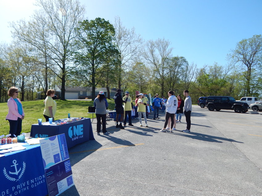 Various resources on suicide prevention were available for participants of the Suicide Awareness Walk of Life May 7.