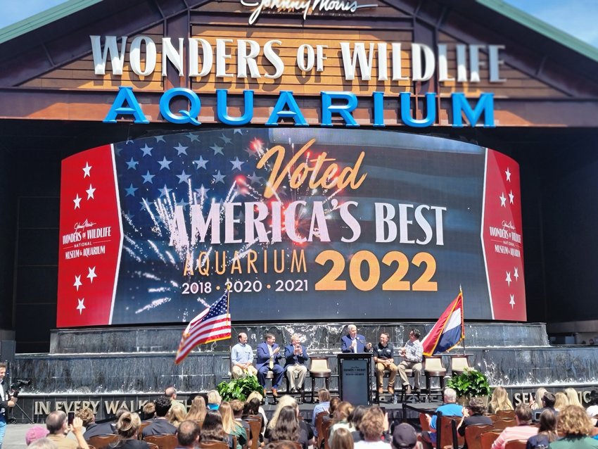 Governor Mike Parson announced on June 3, 2022, that Wonders of Wildlife was voted &ldquo;America&rsquo;s Best Aquarium.&rdquo;