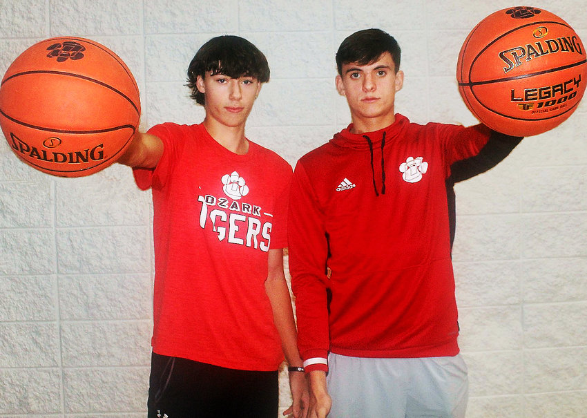 OZARK'S HUDSON ROBERTS AND JAKE GARNER will lead the Tigers into the Republic Tournament this week.