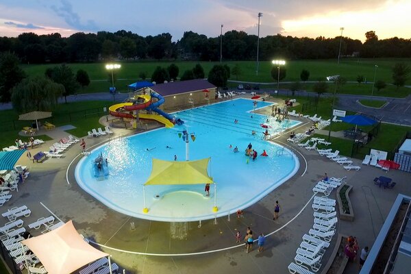 The Nixa community pool is located at The X Center in McCauley Park.