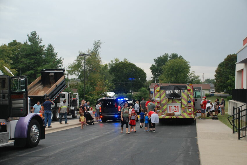 Parents as Teachers hosted a community helper truck event for kids and their families on Sept. 19, 2023.
