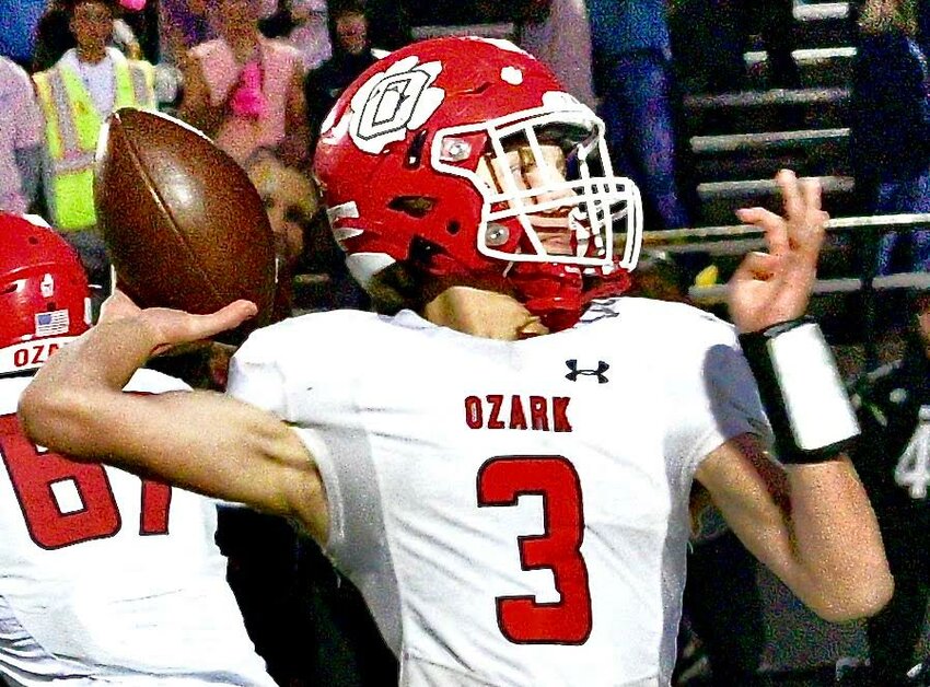 OZARK'S PEYTON RUSSELL and the Tigers host Branson on Friday.