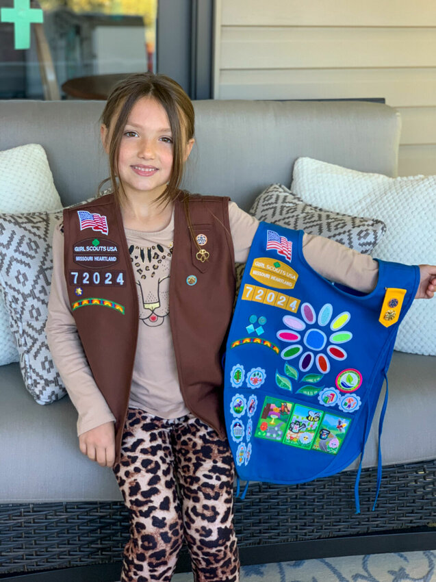 Mia Hatten uses the skills she learns in the Girl Scout Program in real life.