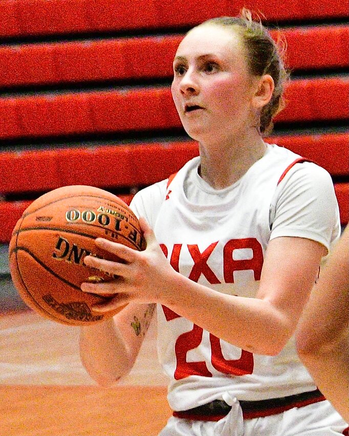 NIXA'S TAYLOR WOOD and the Lady Eagles will play for the White Division championship tonight at 6 at the Pink &amp; White Tournament.