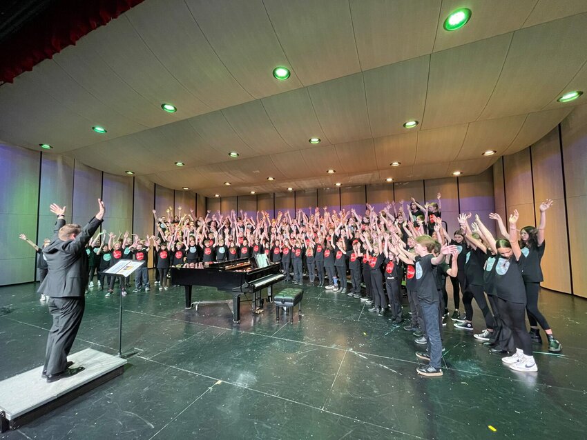 Inman Choir, 2023-24 school year.