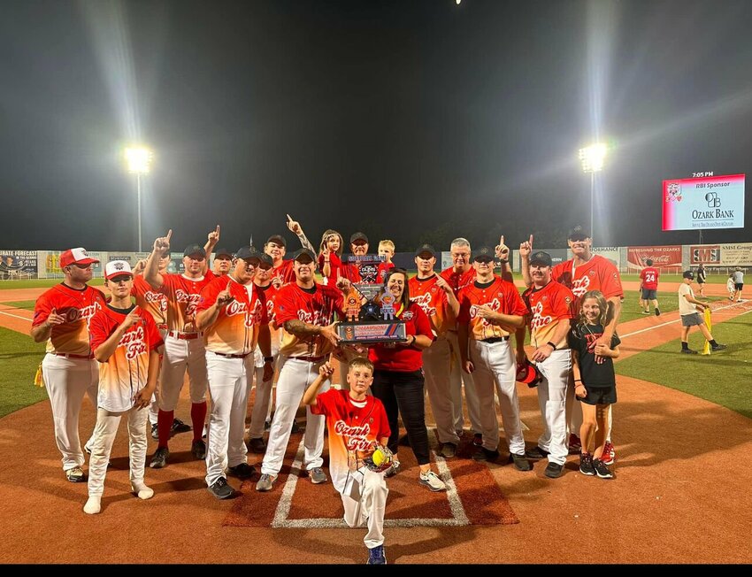 The Ozark Fire Protection District took home the Ozark Guns and Hoses trophy this year with a 19-12 victory over the Ozark Police Department.