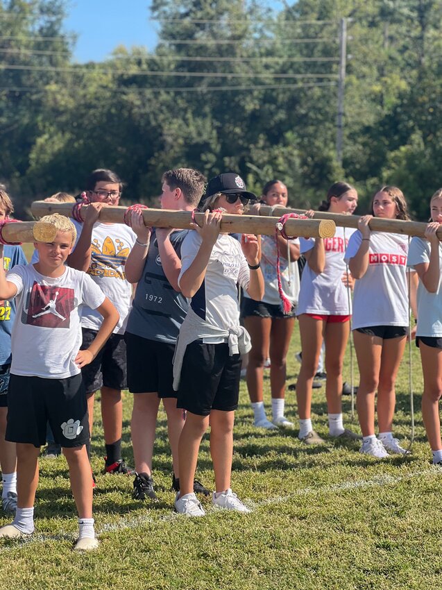 Ozark Junior High School hosted its second annual Team Day on Sept. 20 to foster teamwork, school spirit and a sense of belonging among students.