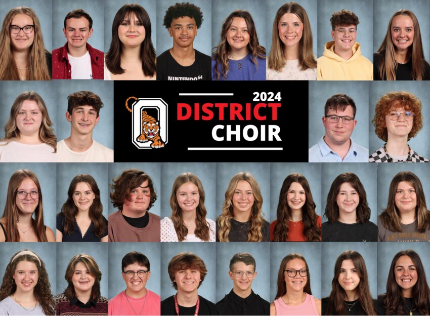 At the 2024 South Central All-District Honor Choir auditions, 28 Ozark High School choir students were selected, with nine qualifying for a shot at the prestigious All-State Choir.