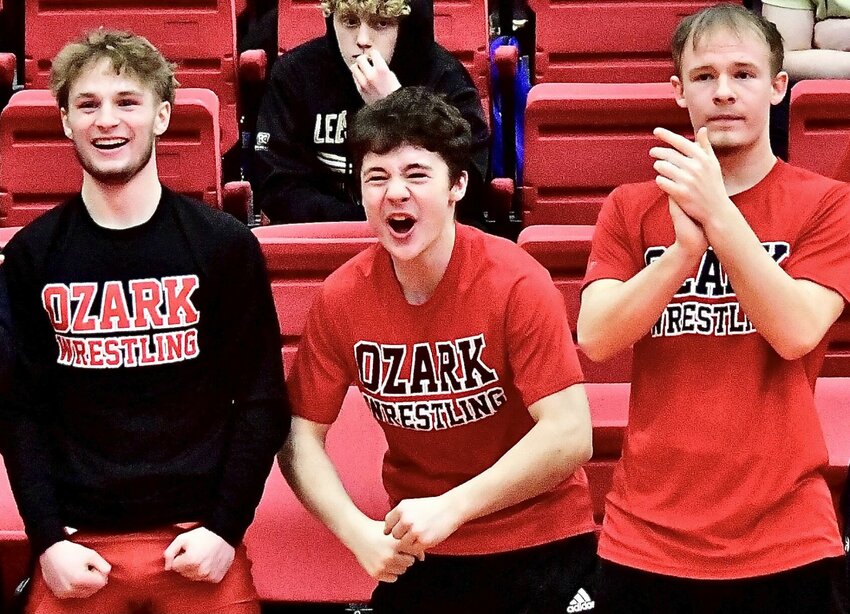 OZARK'S KEATON HURST, COLTON WILSON AND CADEN HARRINGTON will be among 10 Tigers competing at the Class 4 State Tournament this weekend.