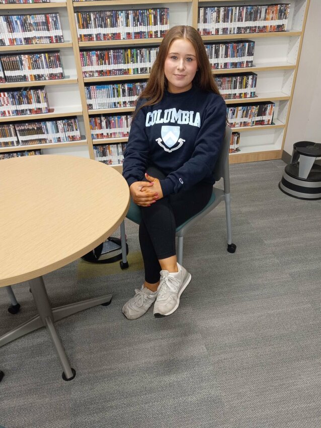 Bella Hill, 18, will attend Columbia University in New York following her graduation from Ozark High School. Photo by Steve Chapman.