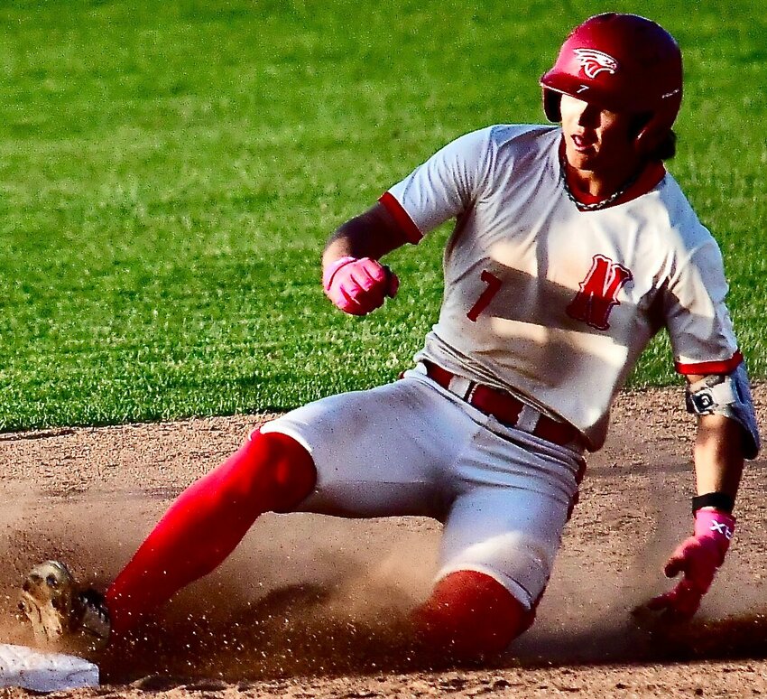 NIXA'S WYATT VINCENT finished his career with 106 stolen bases.