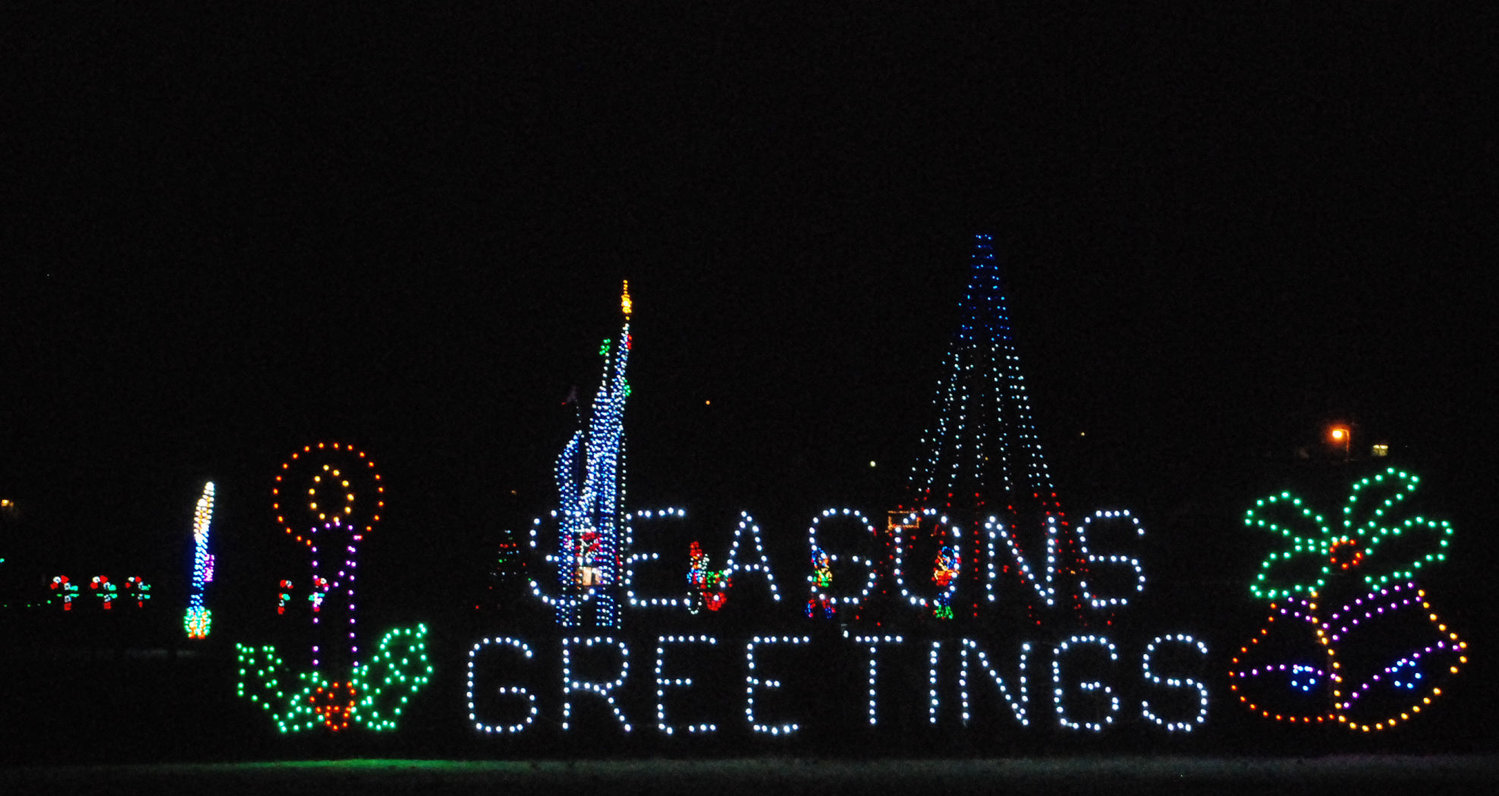 Photo gallery A drive through the Ozark holiday light park Christian