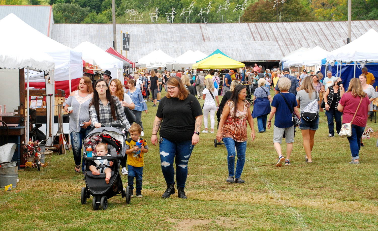 THE OZARK ARTS AND CRAFTS FAIR was canceled in 2020 due to the public health concerns of the COVID-19 pandemic, but the event returned and brought thousands of guests to Ozark in 2021.