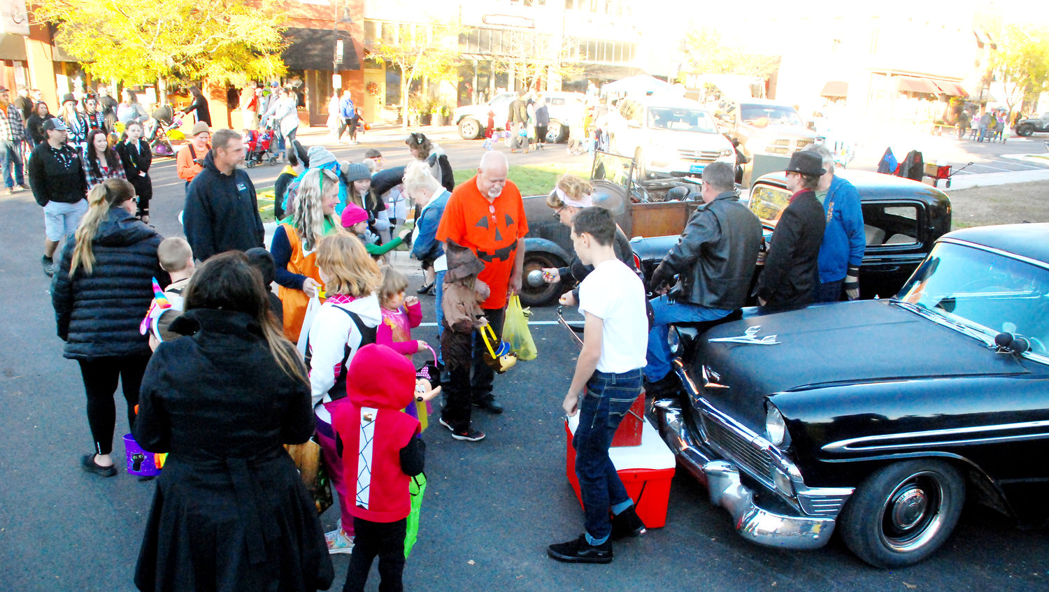 THE STREETS OF OZARK were filling up about 15 minutes before the official start time of 5:30 p.m. for the Downtown Ozark Trunk or Treat event on Oct. 31.