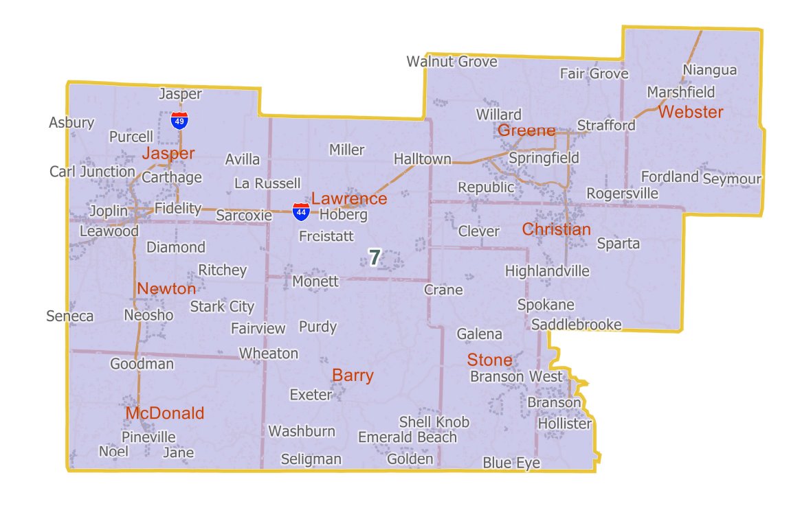 Proposed Congressional map keeps Christian County in District 7 ...