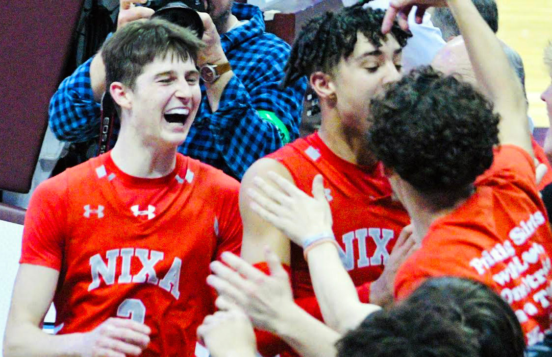 NIXA’S JORDYN TURNER sank six 3-pointers in the Class 6 State championship game Friday.