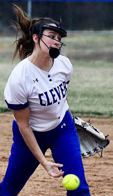 KYLIE WENGER zeroes in on a pitch home.