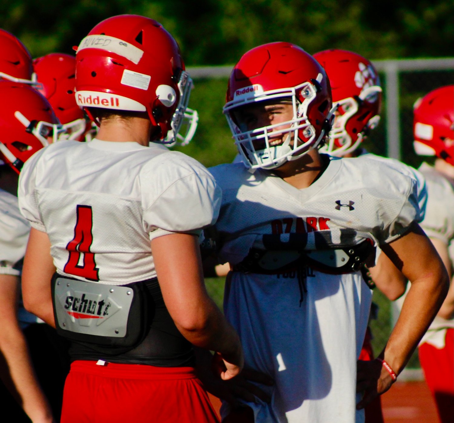 OZARK'S COOPER BUVID AND GAGE DEPEE and the Tigers will be at Nixa in jamboree action Friday.