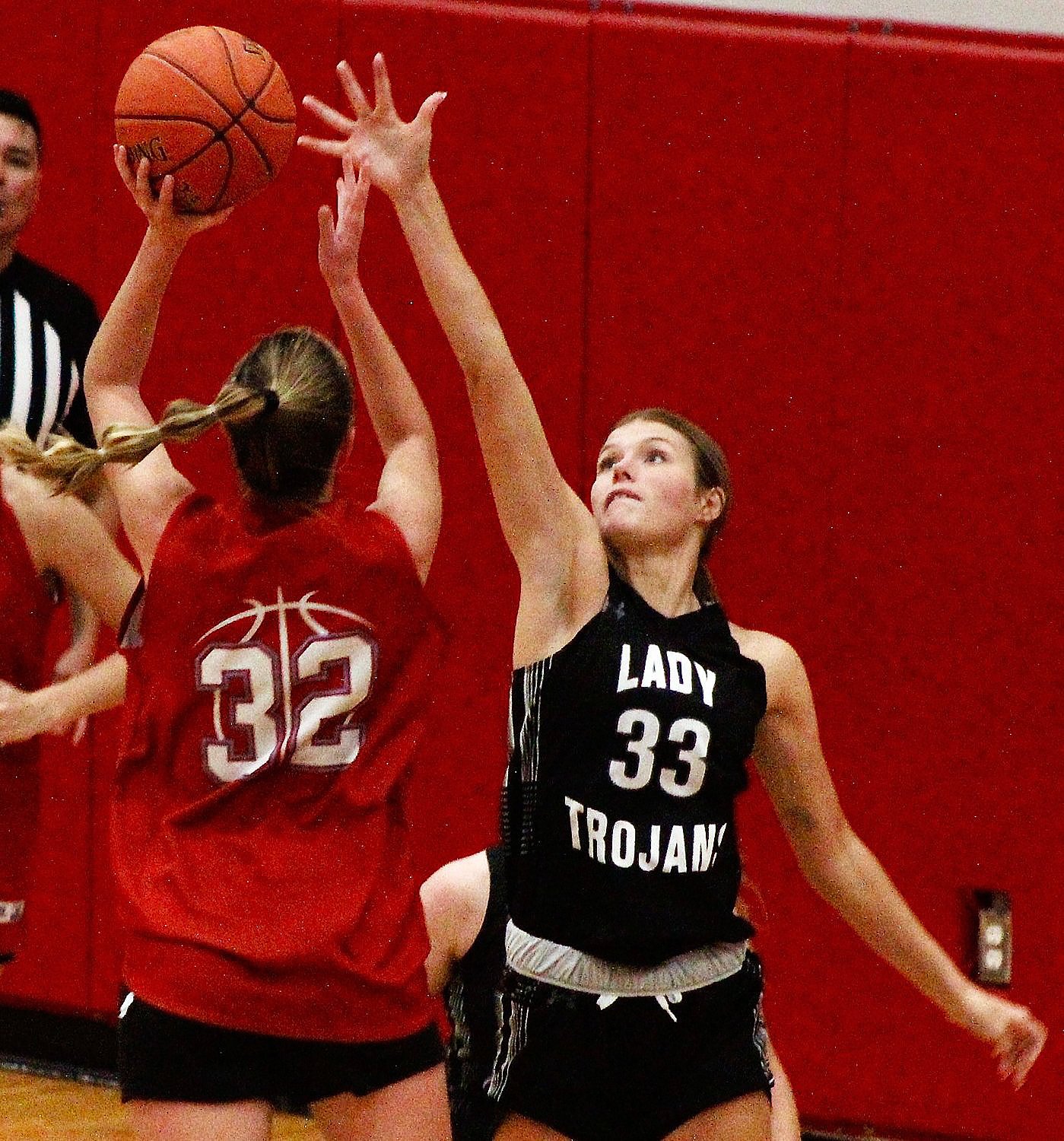 SPARTA'S MEGAN BROWN is one of four starters back for the Lady Trojans from last season's 19-win team.