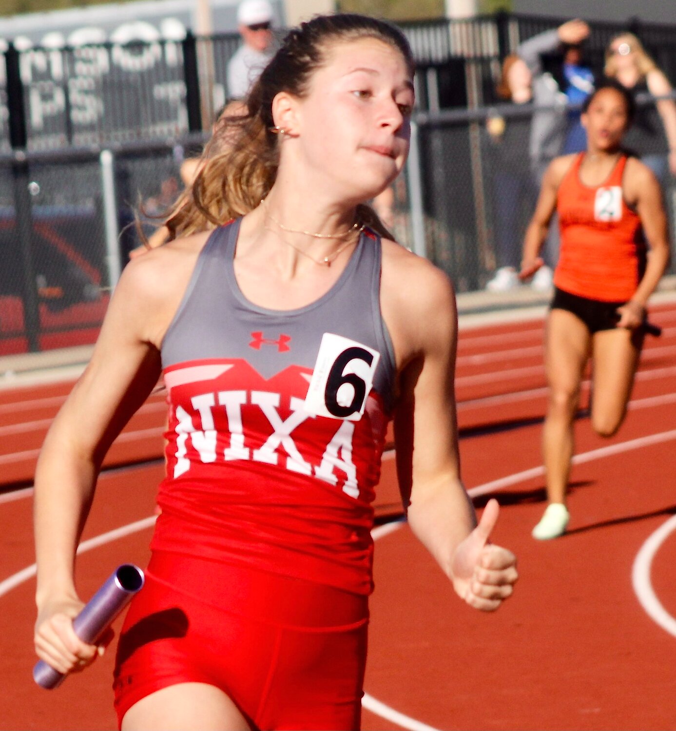 NIXA'S TAYLOR HOPPER is one of the area's top sprinters.