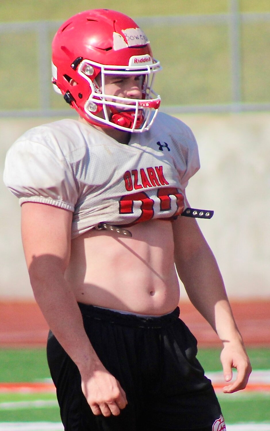 OZARK'S JACK BOWERS rushed for 471 yards as a sophomore two years ago.