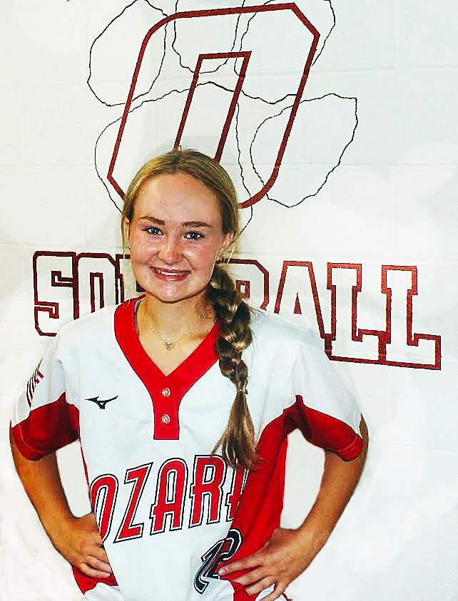 OZARK'S KENDALL MCCOY will lead the Lady Tigers into their season-opener Aug. 28 versus McDonald County.