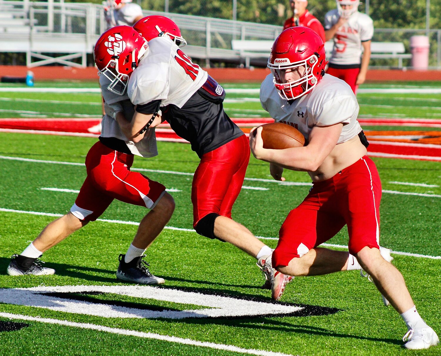 OZARK'S JACK BOWERS finds room to run.