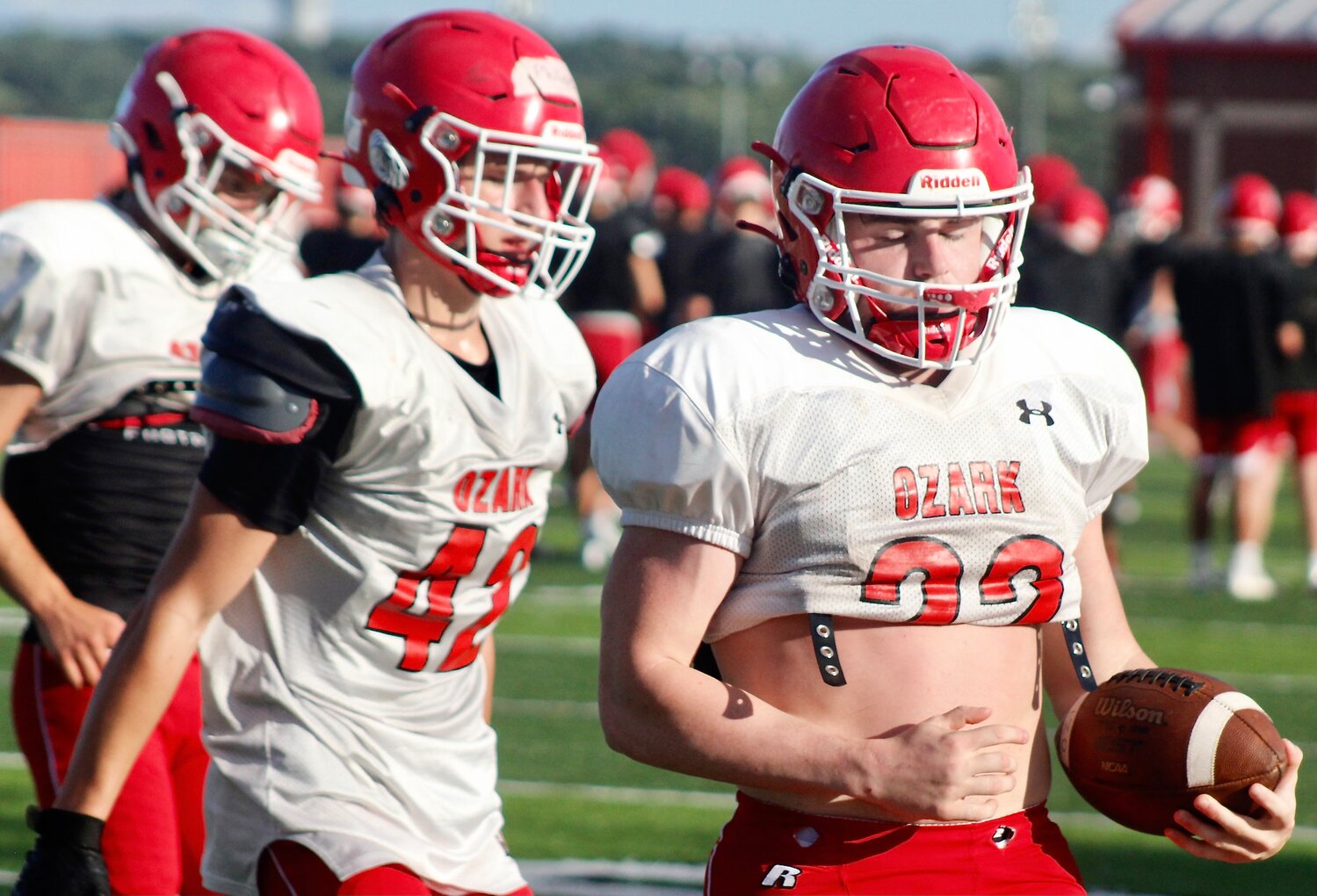OZARK'S JACK BOWERS is fresh from a four-touchdown effort at Carl Junction last week.