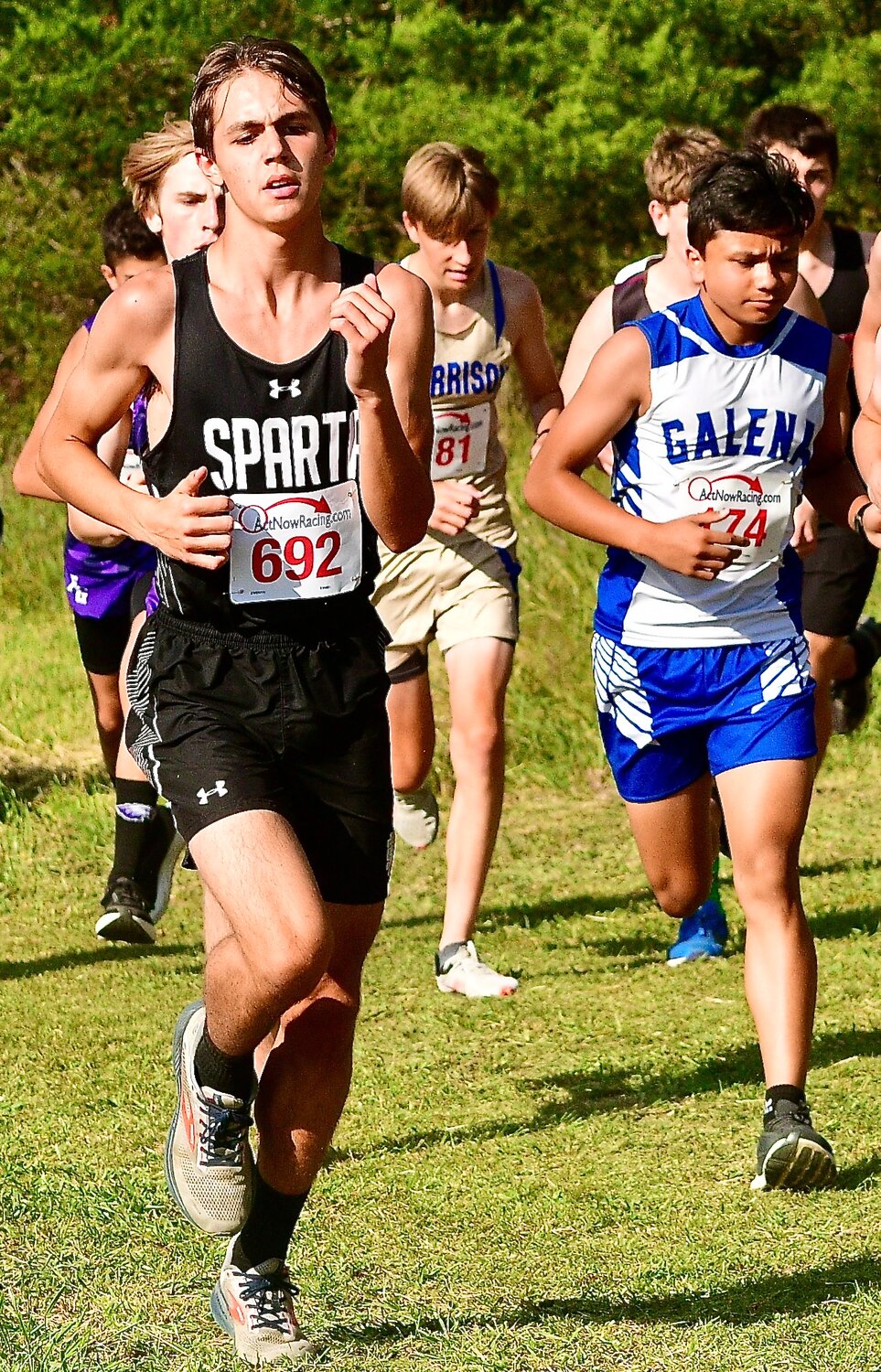 SPARTA'S CLAYTON ALBERS keeps a steady pace.