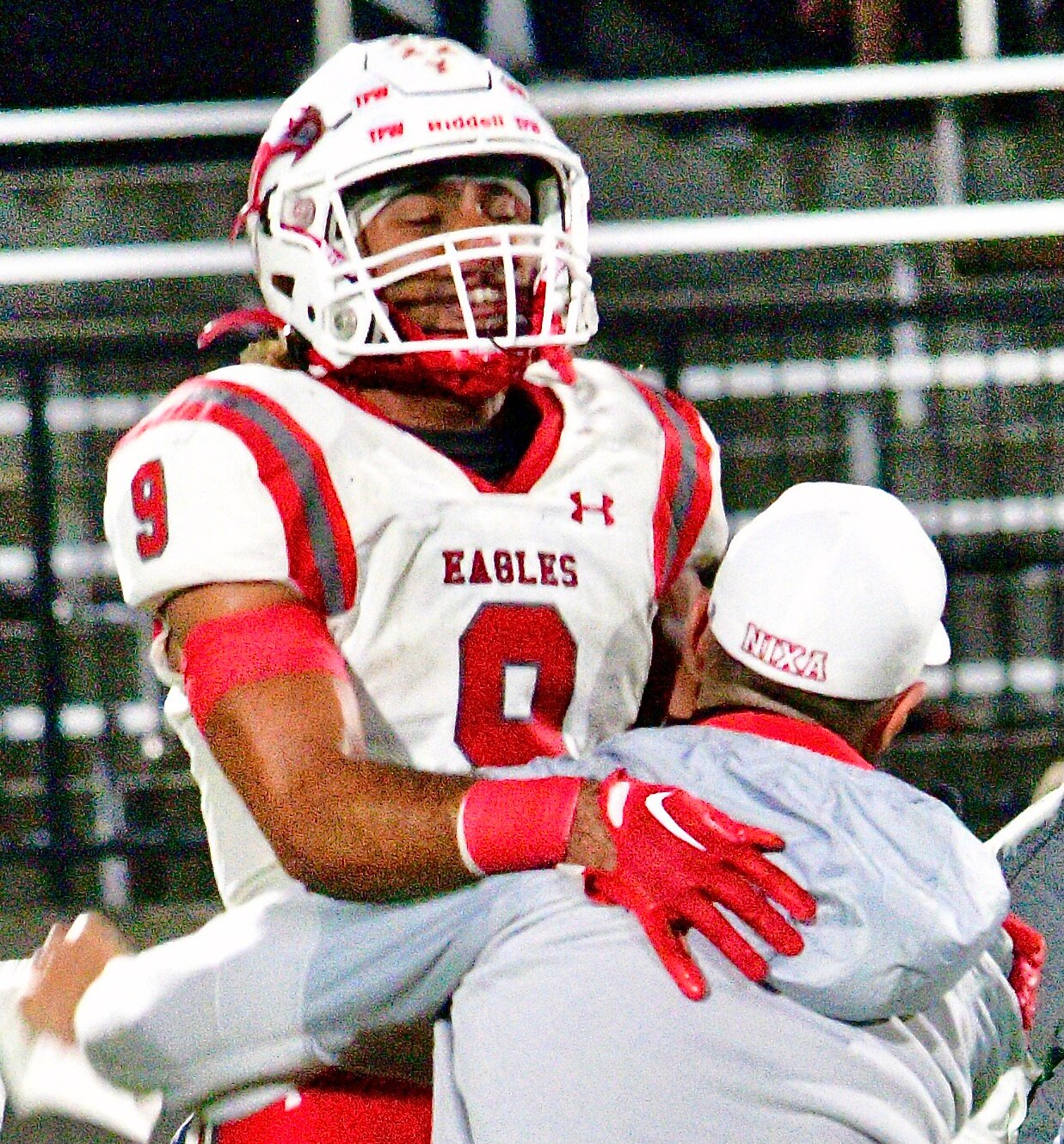 NIXA'S SPENCER WARD has been a part of three Eagles wins over Ozark in the Backyard Brawl the past two seasons.