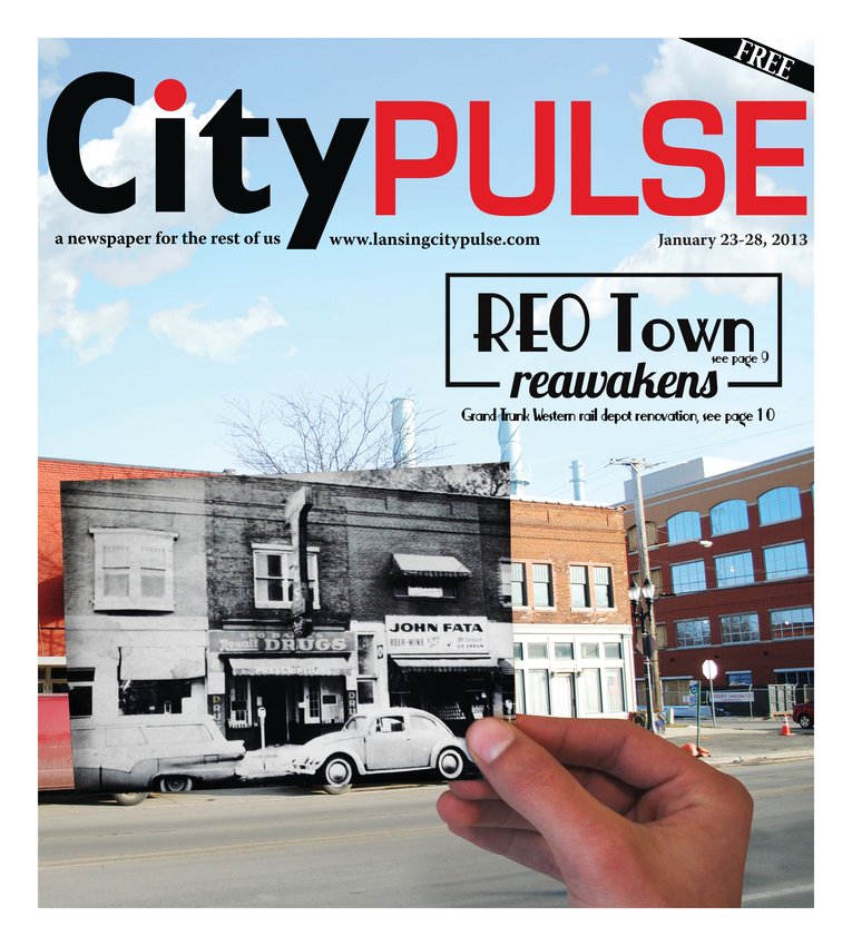 REO Town was starting to gel when City Pulse published this cover in 2013.