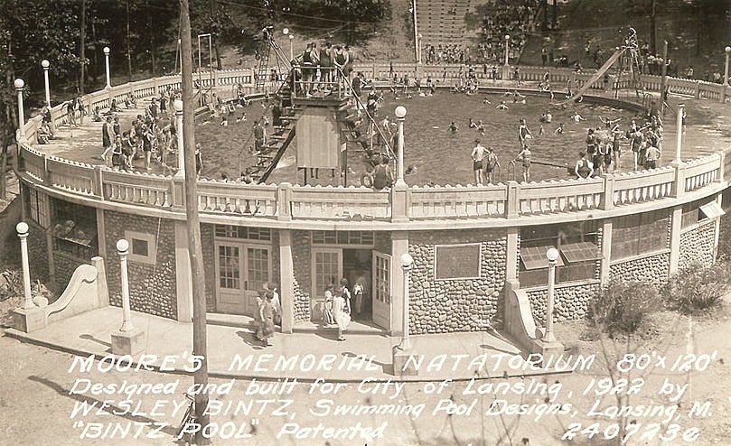 Historic image of Moores Park Pool