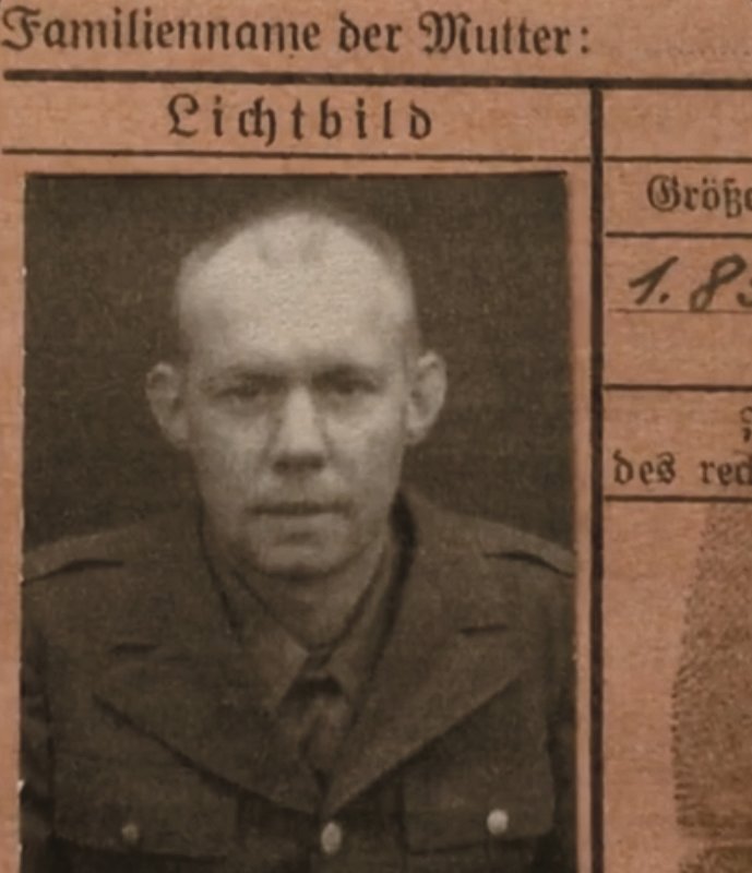 Hilding’s I.D. card  from Stalag Luft 3, made famous in the book and film  “The Great Escape.” 