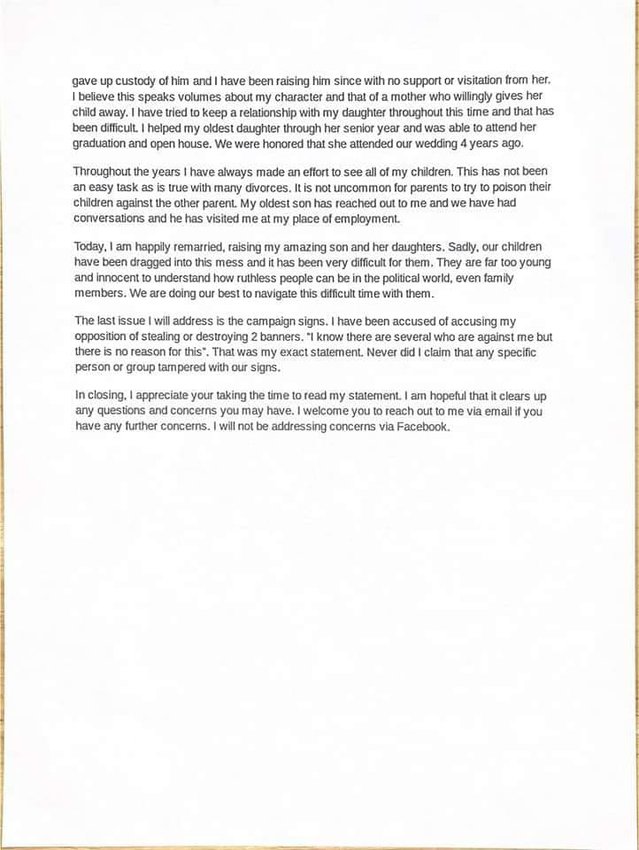 Devenbaugh response statement Oct. 10, 2022, page 2